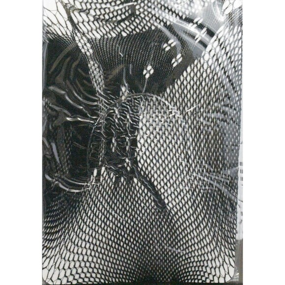 Butterfly Print Ladies Fishnet Tights Stockings with Large Diamond Shape - Picture 3 of 7